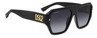 Occhiali da sole Dsquared Uomo D2 0128/S       9OBLACK58 - D2 0128/S       9OBLACK58